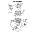 KitchenAid KPDC601S3 pump and motor diagram