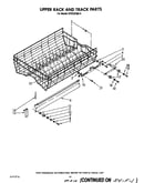 Upper rack and track