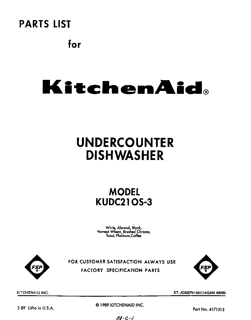 Front cover
