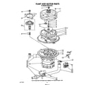 KitchenAid KUDC210S3 pump and motor diagram