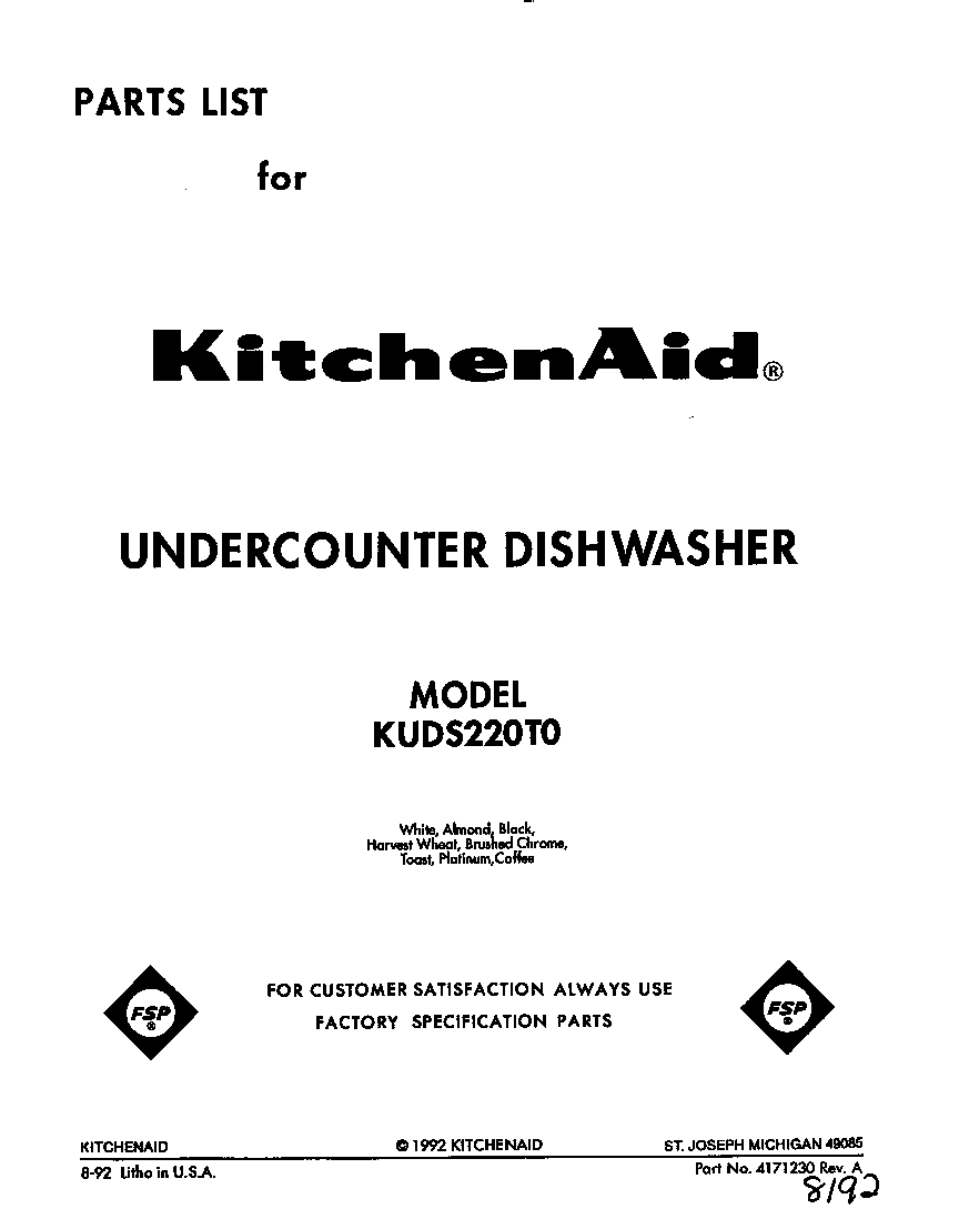 Front cover