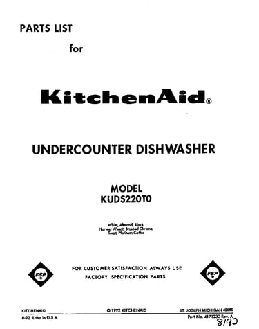 Front cover