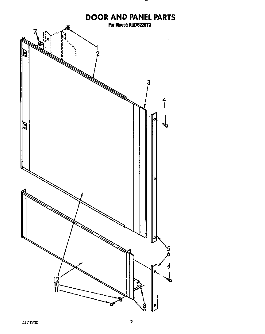 Door and panel