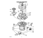 KitchenAid KPDC610S2 pump and motor diagram