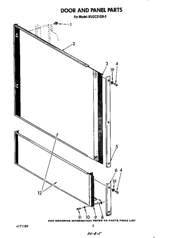 Door and panel