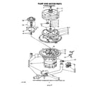 KitchenAid KUDC210S2 pump and motor diagram