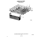 KitchenAid KUDC210S2 lower rack diagram