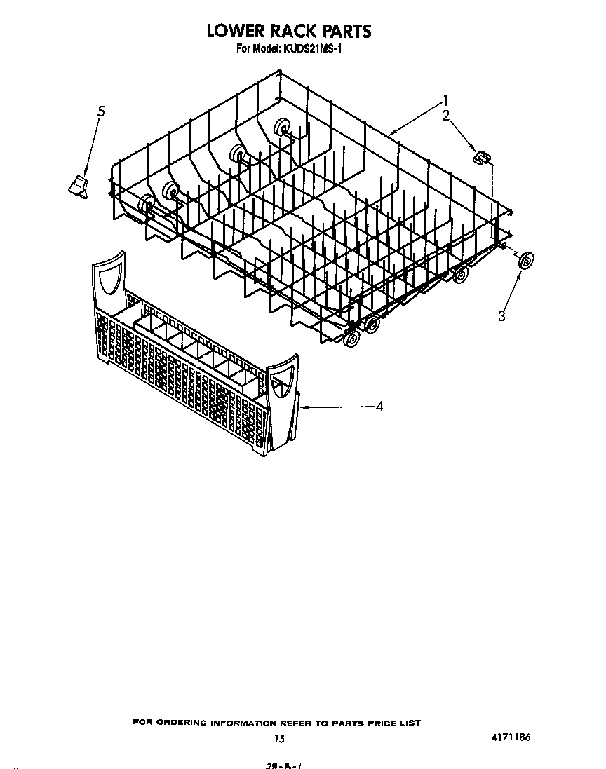Lower rack