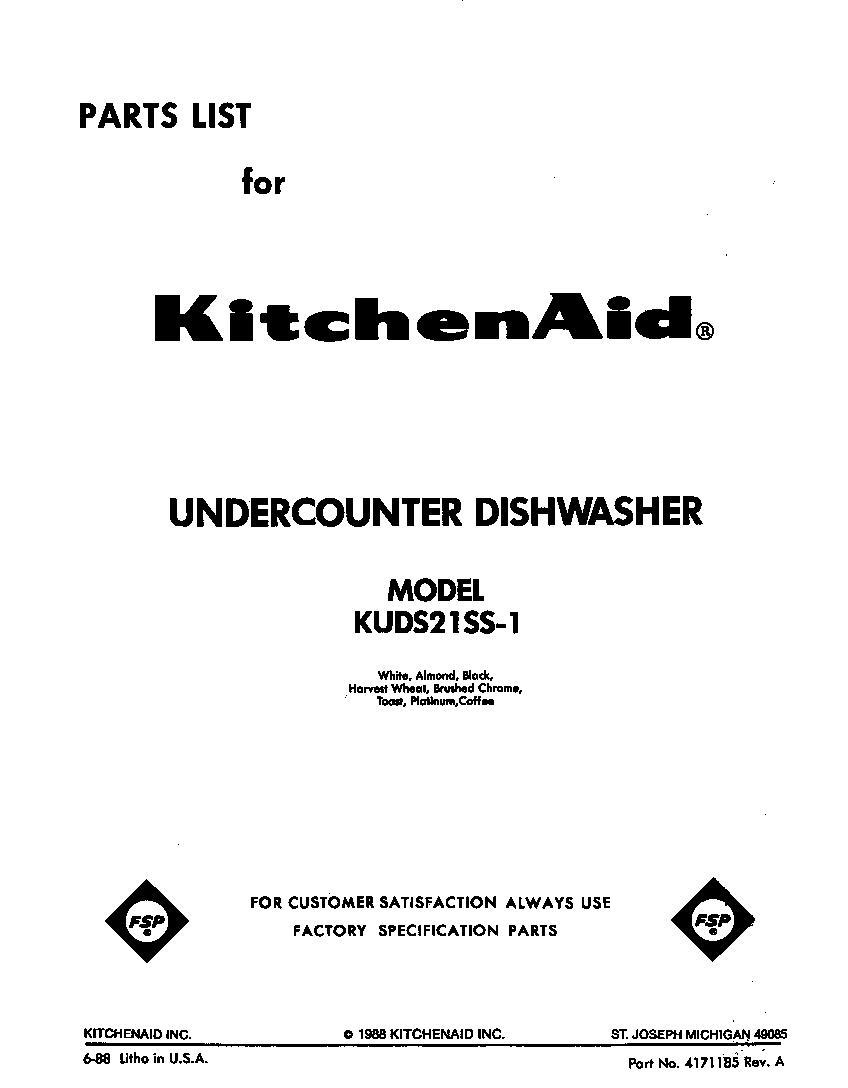 Front cover