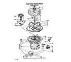 KitchenAid KUDS21SS1 pump and motor diagram