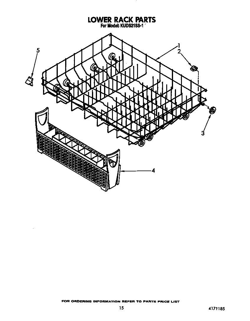 Lower rack