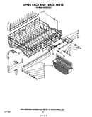 Upper rack and track