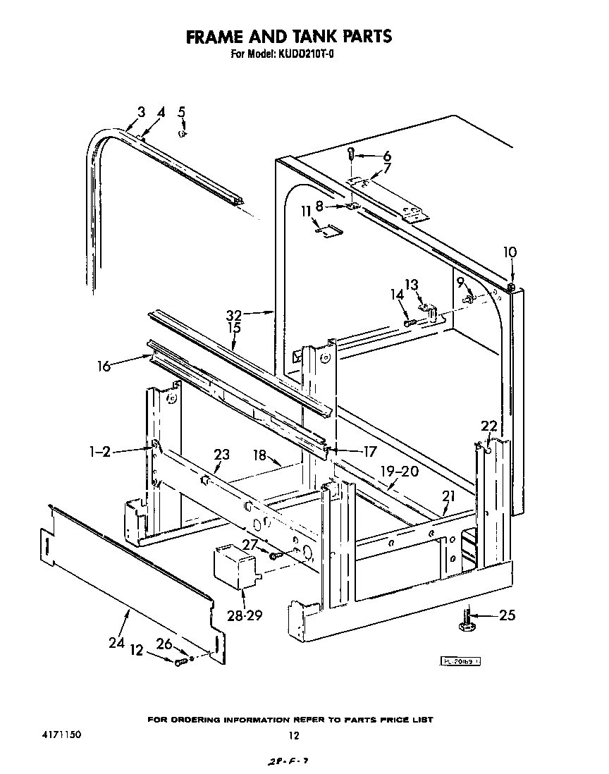 FRAME AND TANK