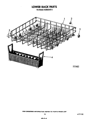 Lower rack