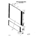 KitchenAid KPDC610S1 door panel diagram