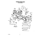 KitchenAid KPDC610S1 control panel diagram