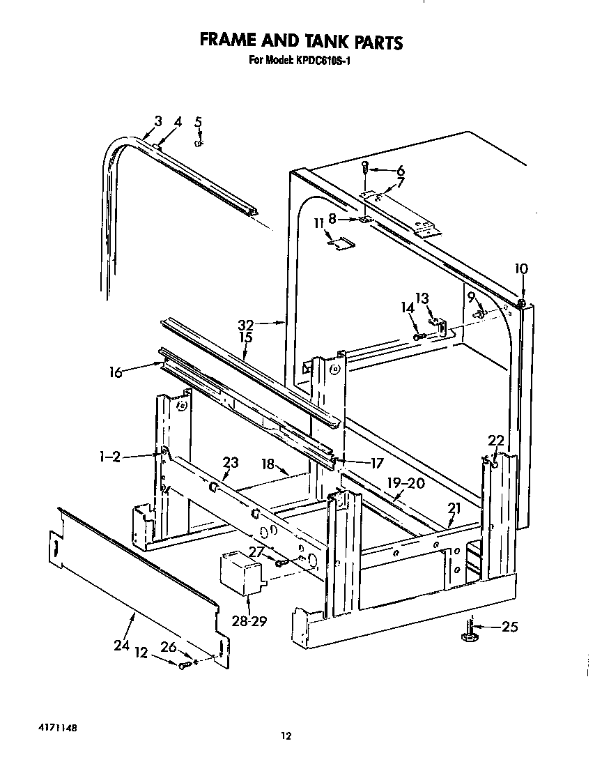 FRAME AND TANK