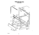 KitchenAid KPDC610S1 frame and tank diagram