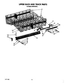 Upper rack and track