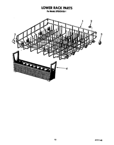 Lower rack