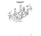 KitchenAid KPDC610S1 caster unit diagram