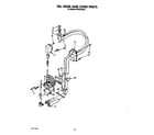 KitchenAid KPDC610S1 fill hose and cord diagram