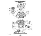 KitchenAid KUDC210S1 pump and motor diagram