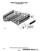 Upper rack and track