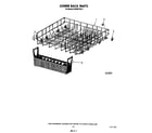 KitchenAid KUDB210S1 lower rack diagram