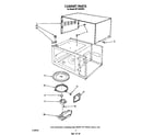 Whirlpool MT1850XW0 cabinet diagram