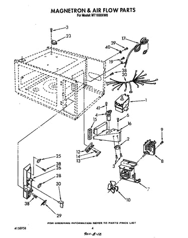 Magnetron and air flow