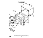 Whirlpool MT2150XW0 cabinet diagram