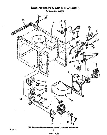 Magnetron and air flow
