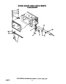 Oven door and latch