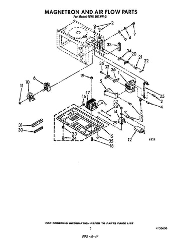 Magnetron and air flow