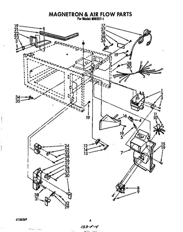 Magnetron and airflow