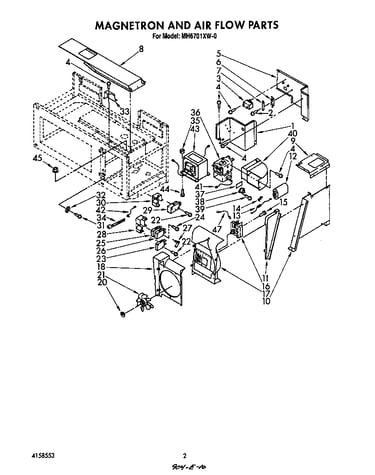 Magnetron and air flow
