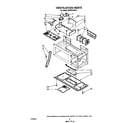 Whirlpool MH6701XW0 ventilation diagram