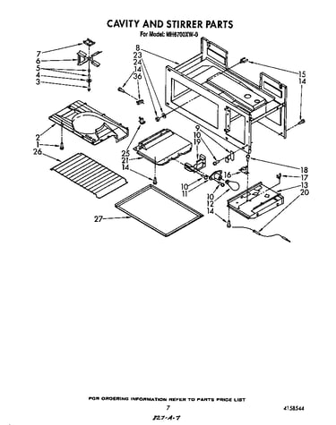 Cavity and stirrer