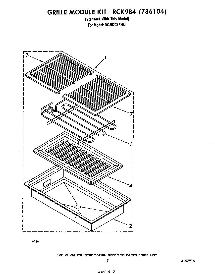 GRILLE MODULE KIT RCK984