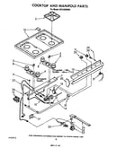Cooktop and manifold