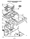 Cooktop and manifold