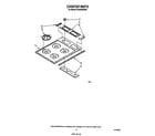 Whirlpool SC8430SRW0 cooktop parts diagram