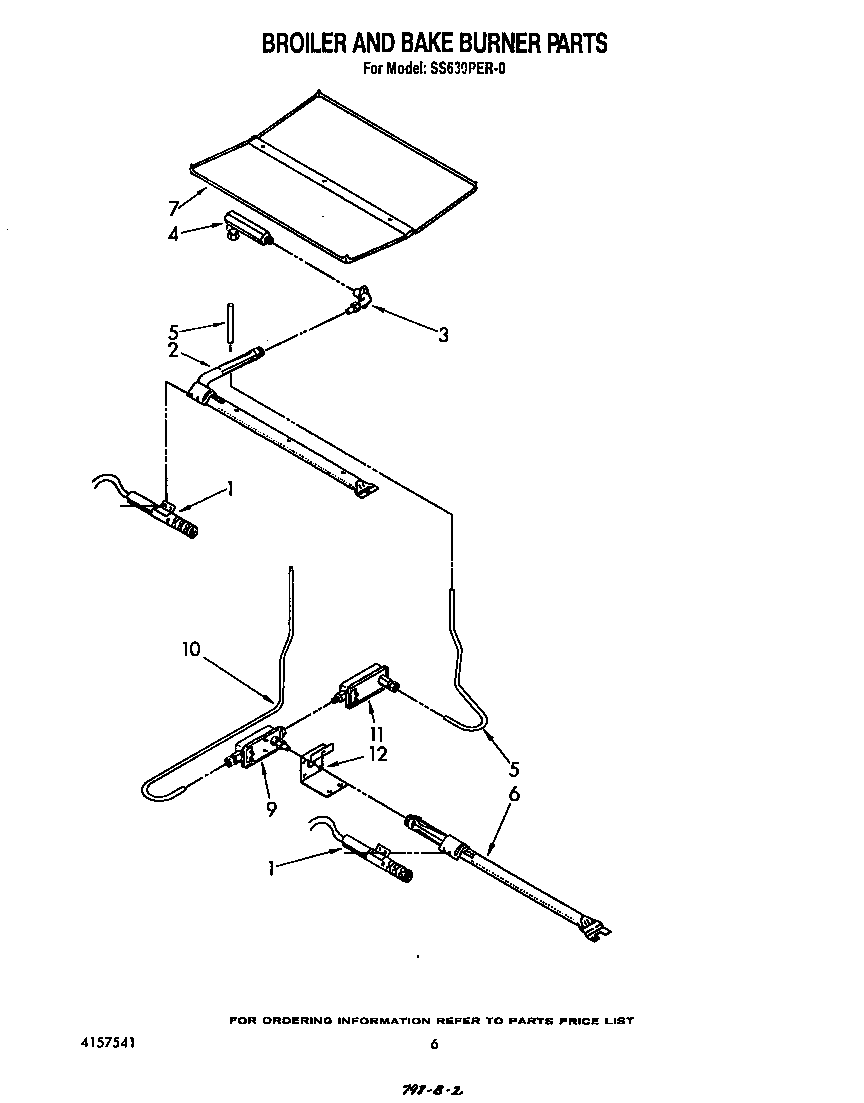 Broiler and bake burner