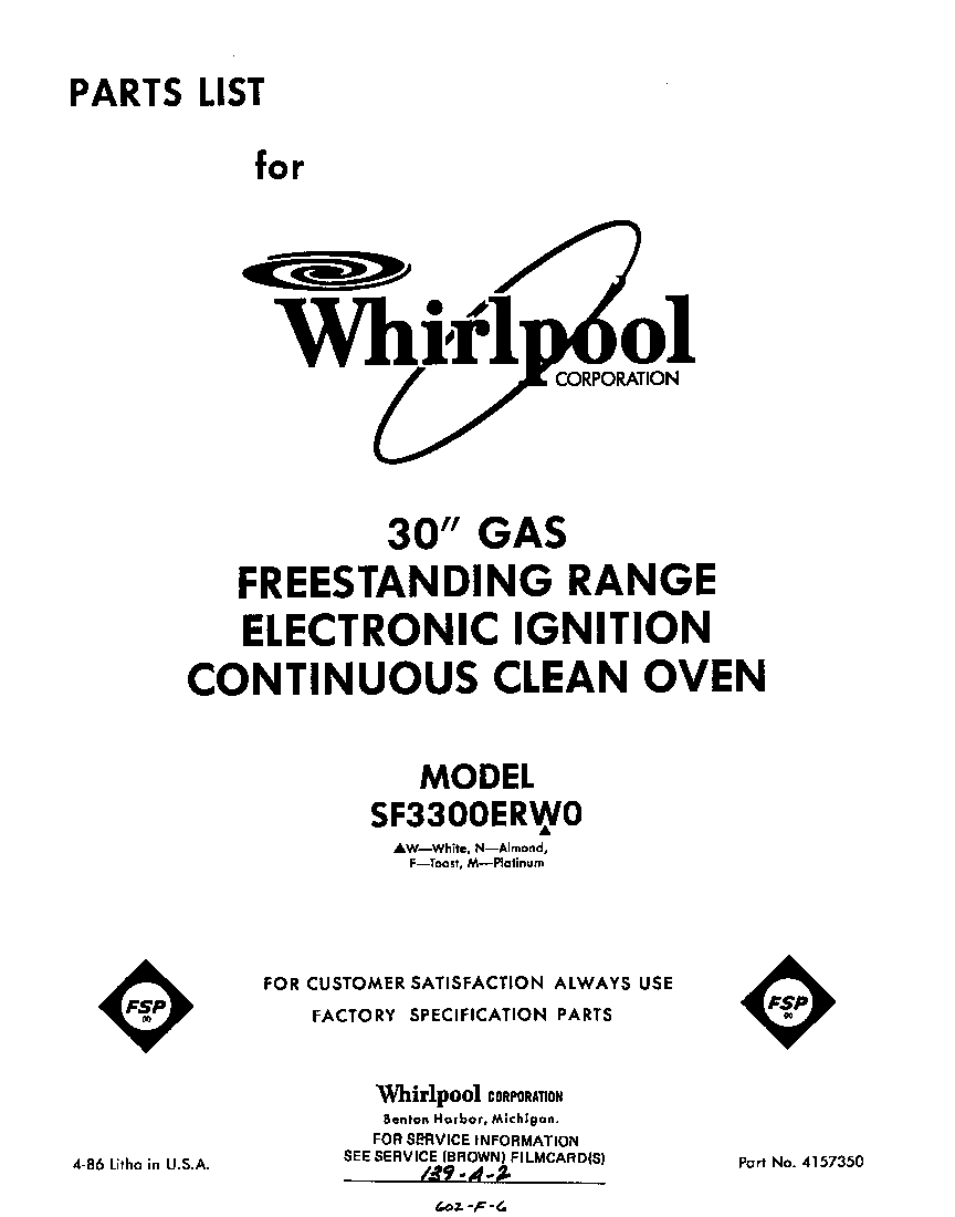 Front cover
