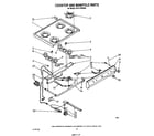 Whirlpool SF311PSRW0 cooktop and manifold diagram