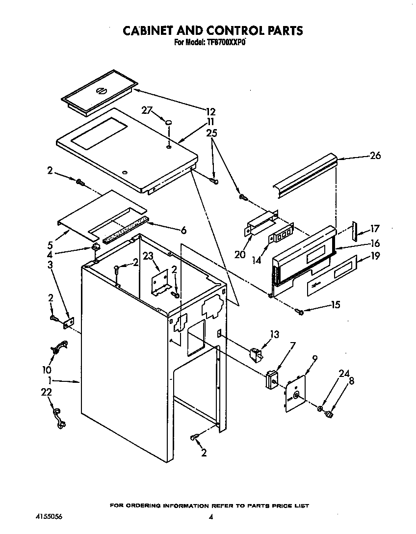 Cabinet and control