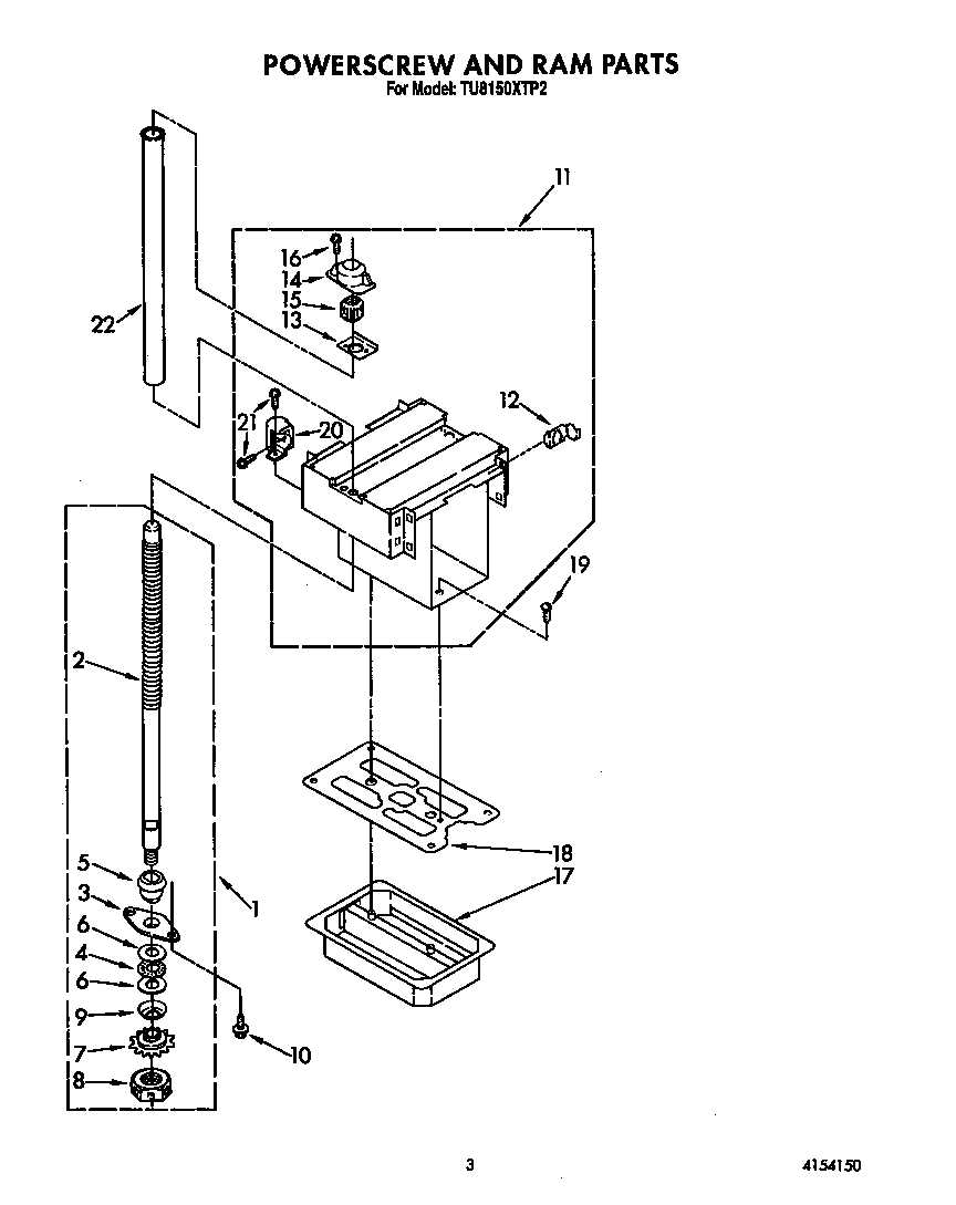 Powerscrew and ram