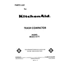 KitchenAid 4KUCC151T1 front cover diagram