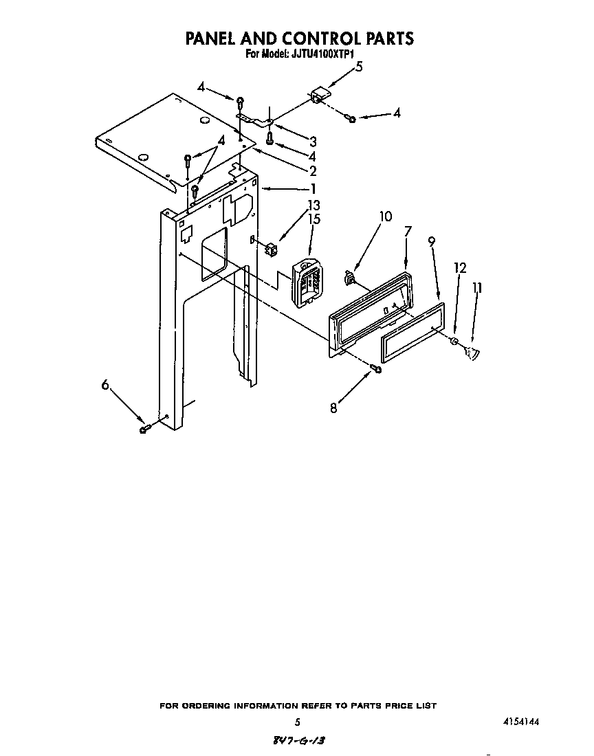Panel and control